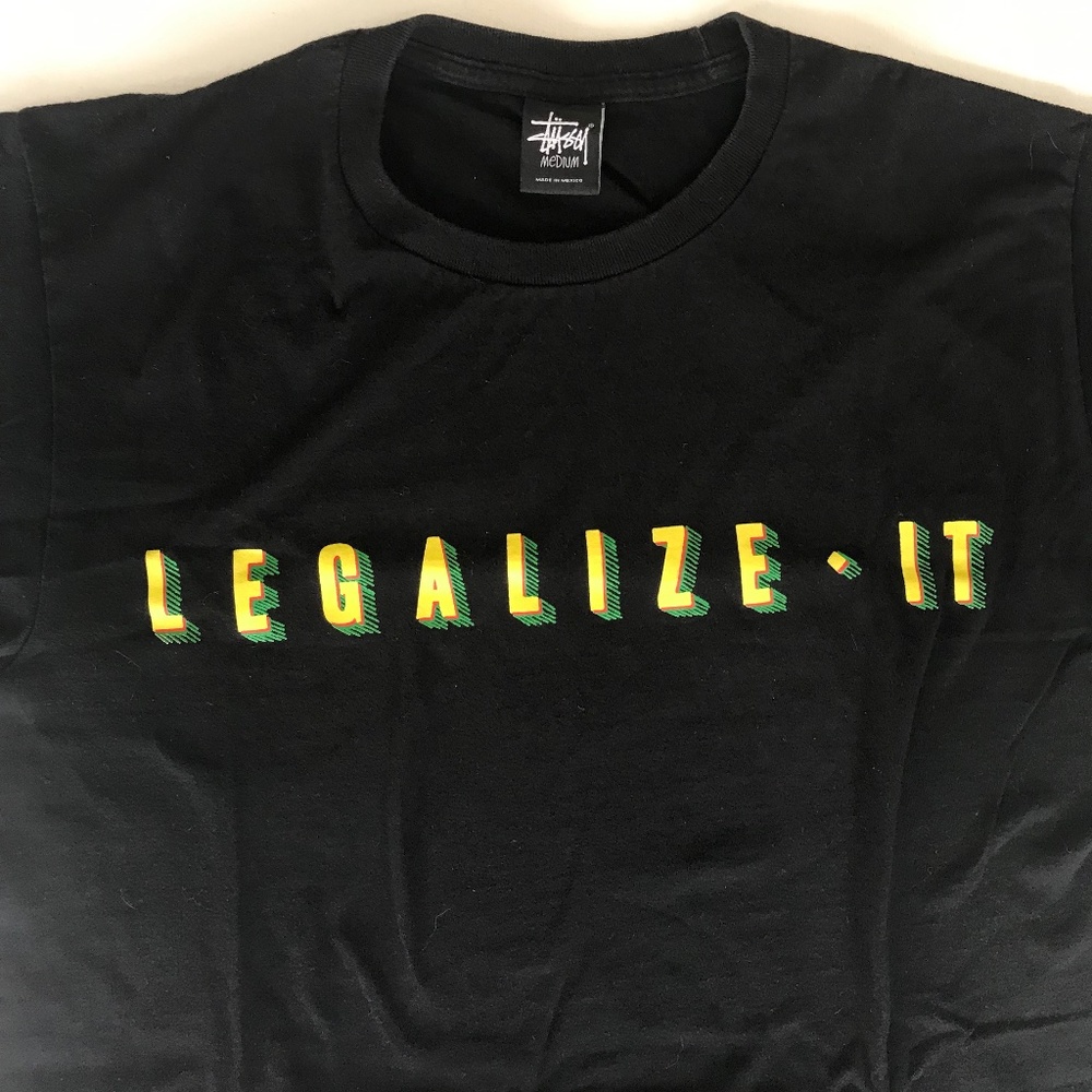 Stussy Peter Tosh shirt size Medium Legalize It